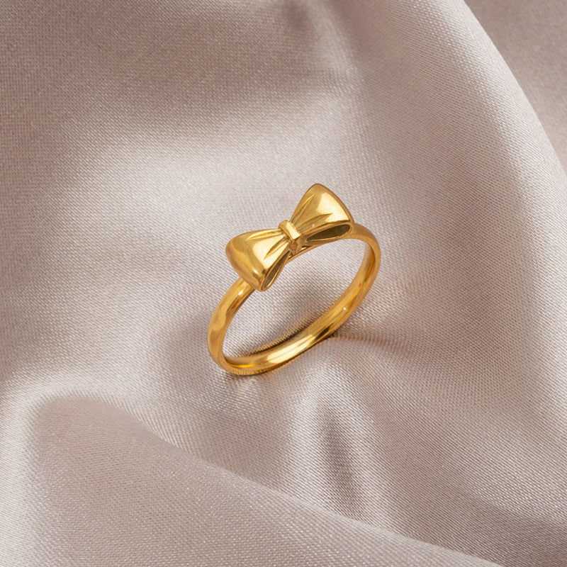Charms | Bow 18K Gold Ring