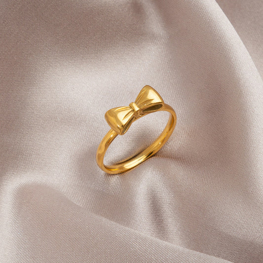 Charms | Bow 18K Gold Ring