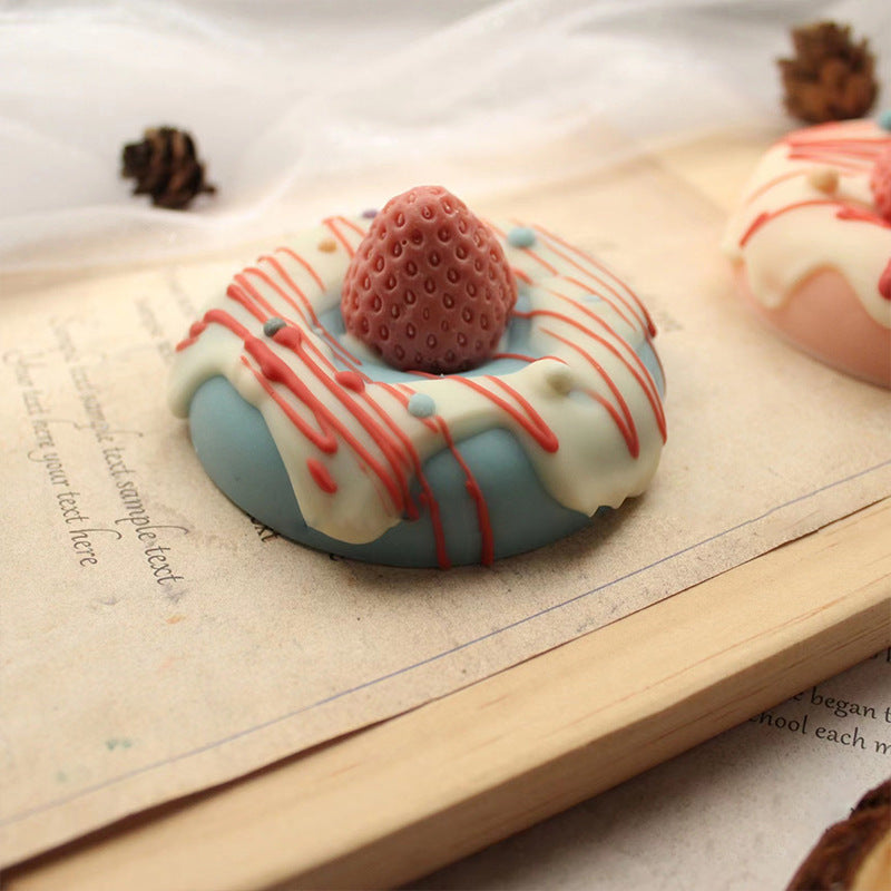 Handmade Strawberry Donut Soap