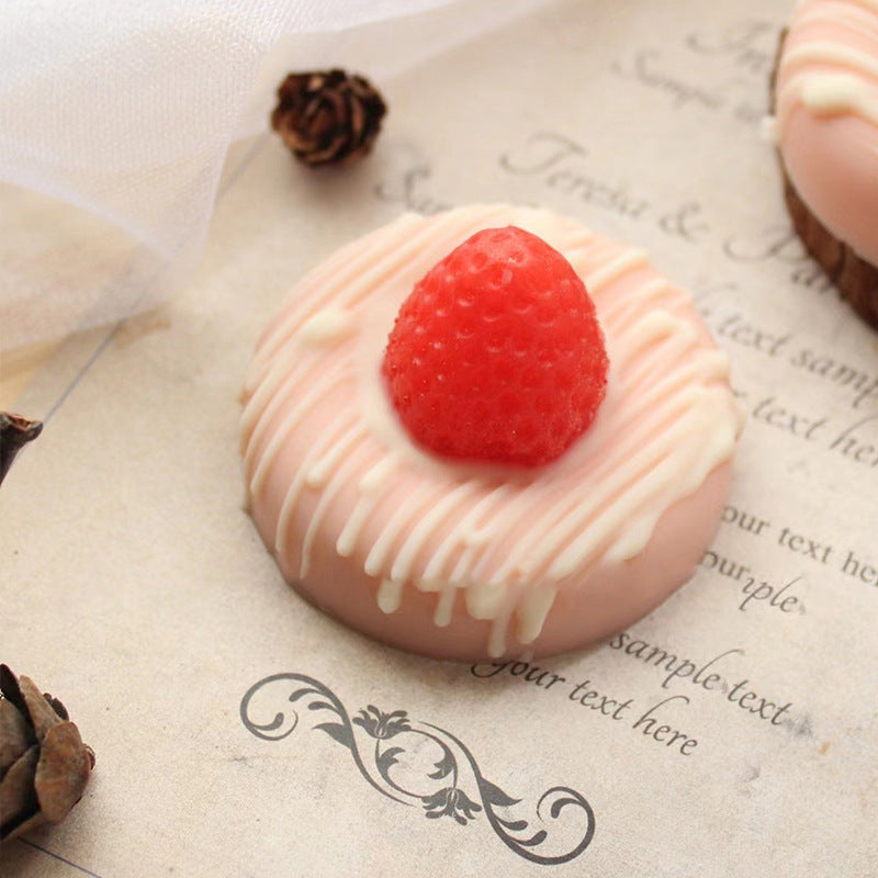 Handmade Strawberry Donut Soap