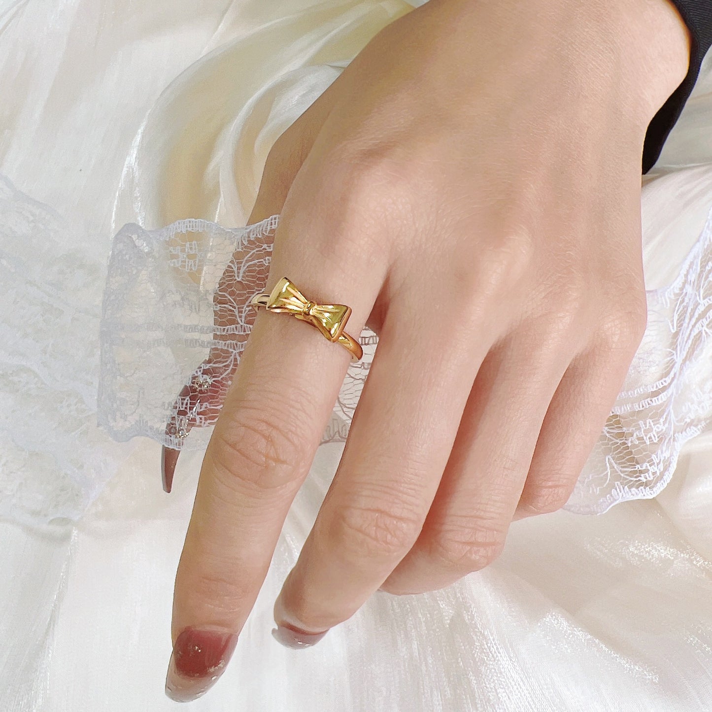 Charms | Bow 18K Gold Ring