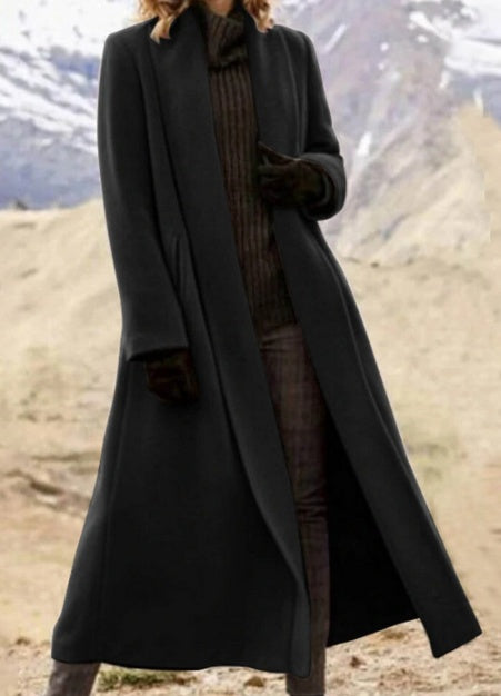Wool | Long Cardigan Coat