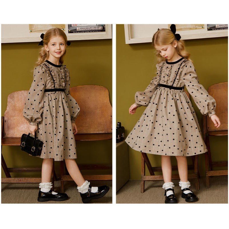 Cotton | Polka Dot Princess Dress