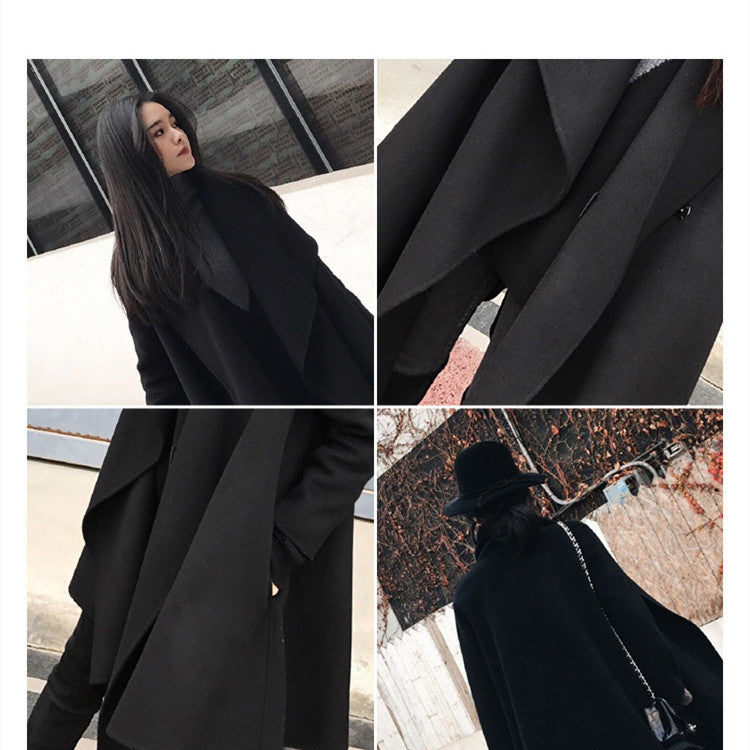 Equestrian | Black Woolen Coat