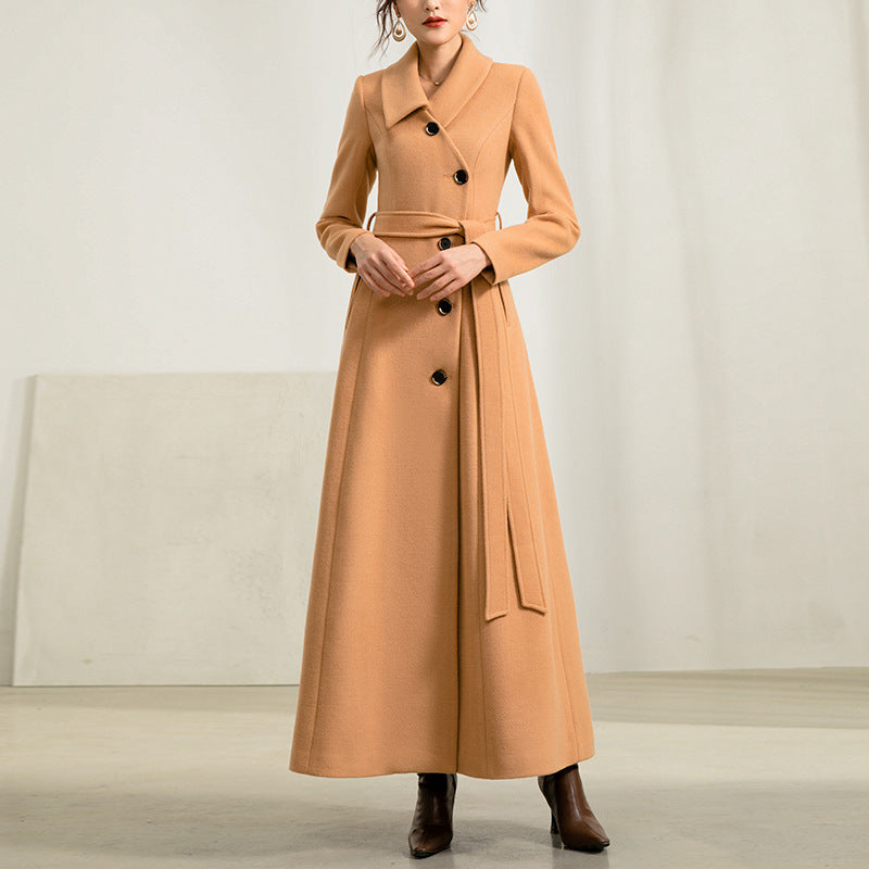 Wool | Long Cashmere Overcoat