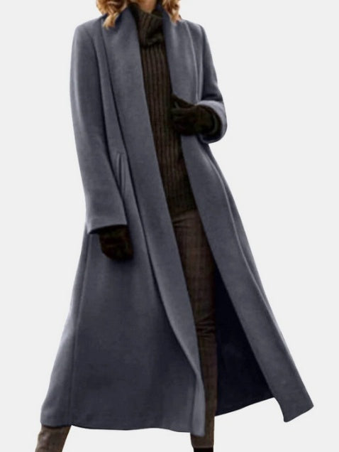 Wool | Long Cardigan Coat