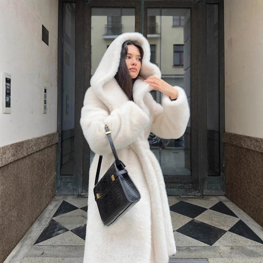 Wool | Plush Hoodie Coat