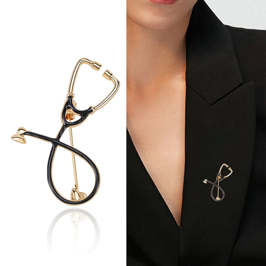 Charms | Stethoscope Brooch