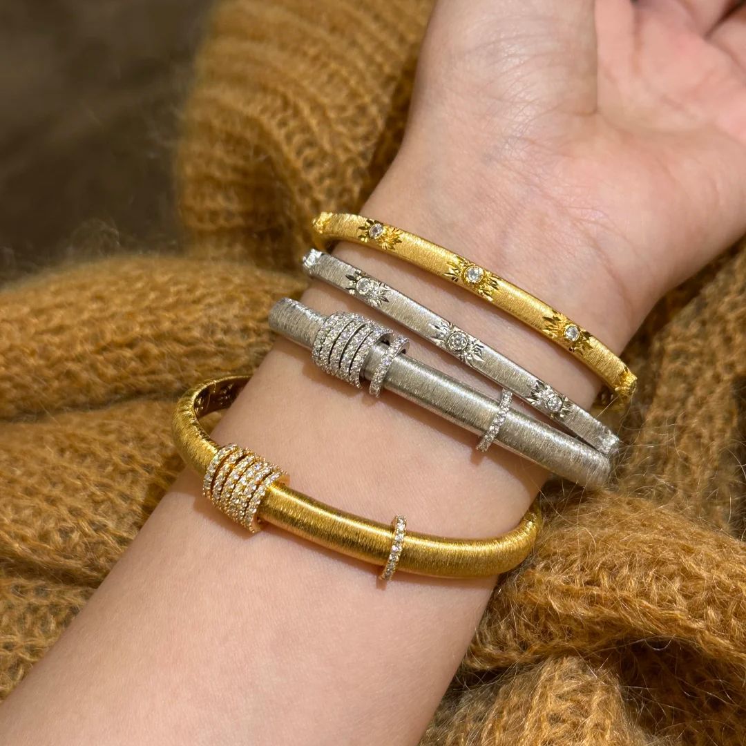 gold and silver bracelets