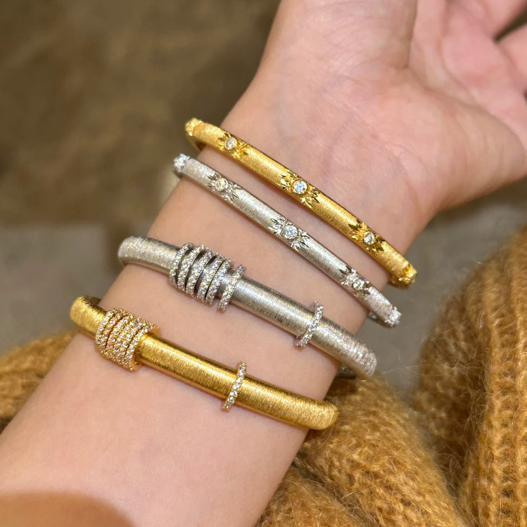 golden and silver jewelry