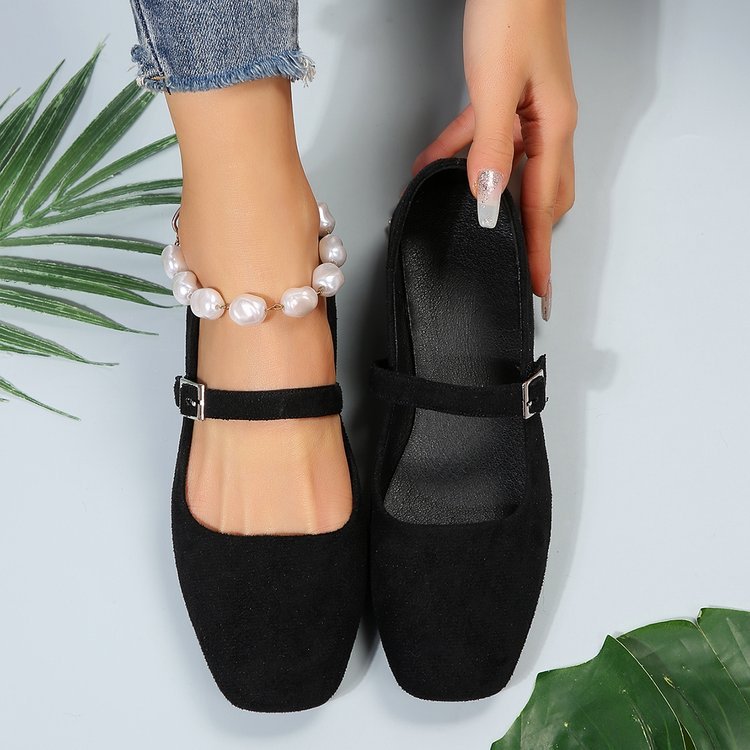 Black Ballet Flats