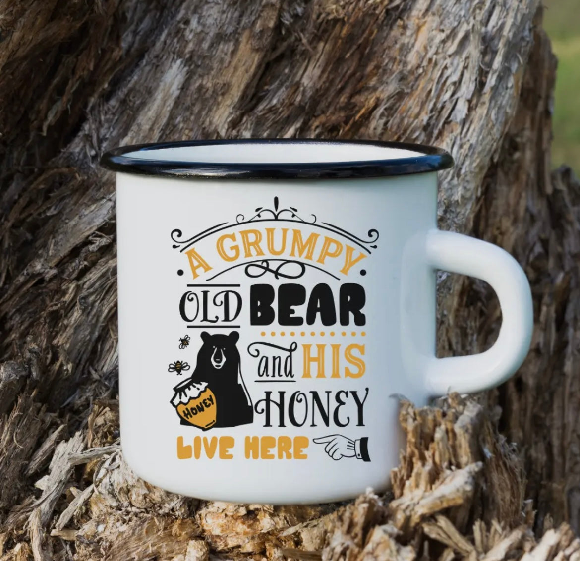 Grumpy & His Honey | Camping Mug