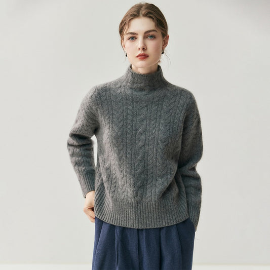 gray cashmere sweaters