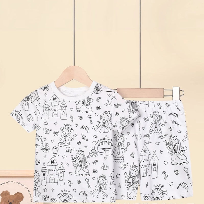 Kids cotton loungewear set