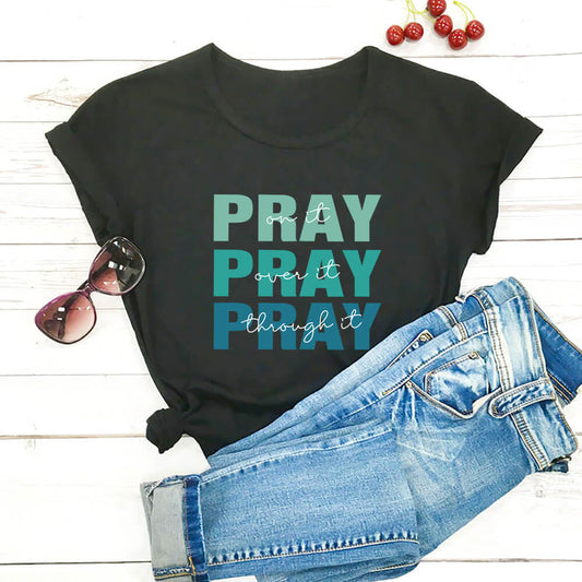 Pure cotton pray t shirts