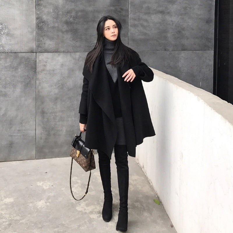 Equestrian | Black Woolen Coat