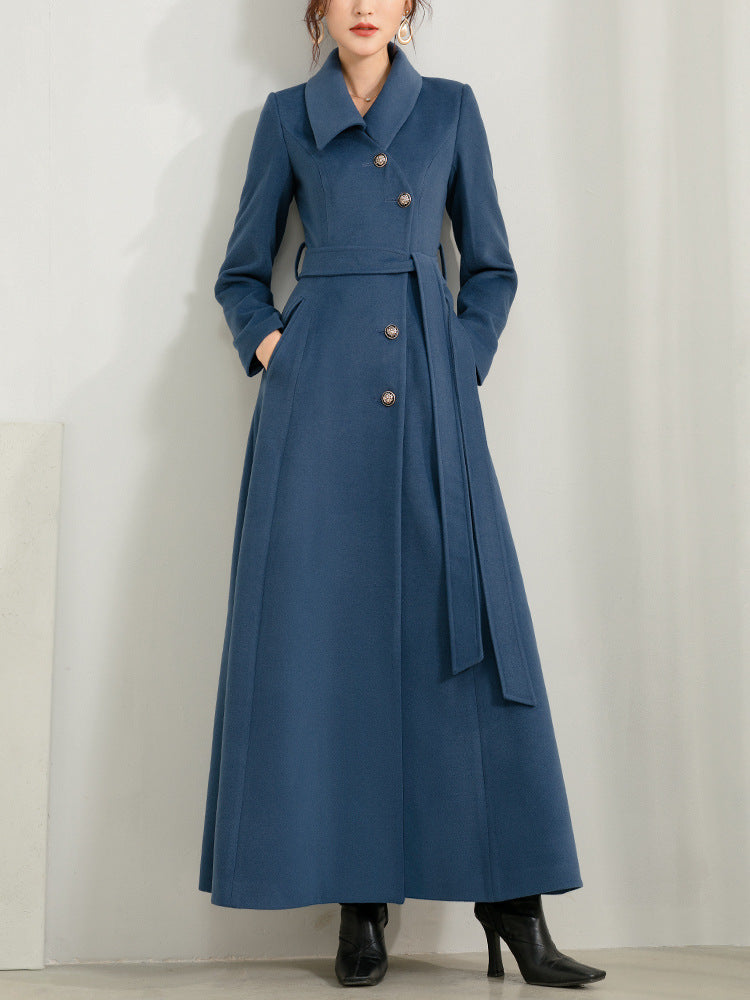 Wool | Long Cashmere Overcoat