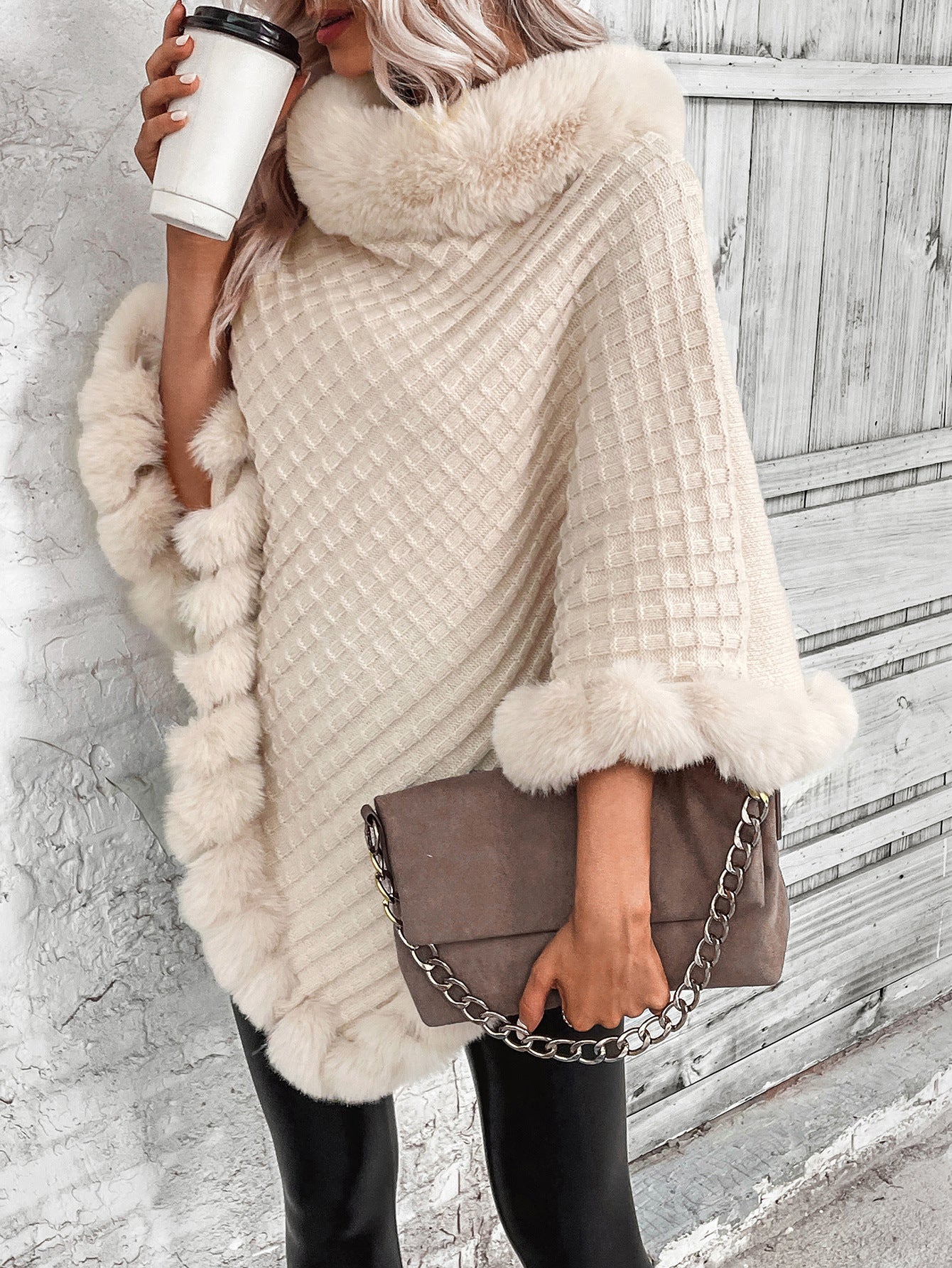Equestrian | Beige Hemp Shawl