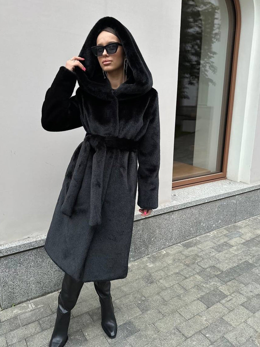 Wool | Plush Hoodie Coat