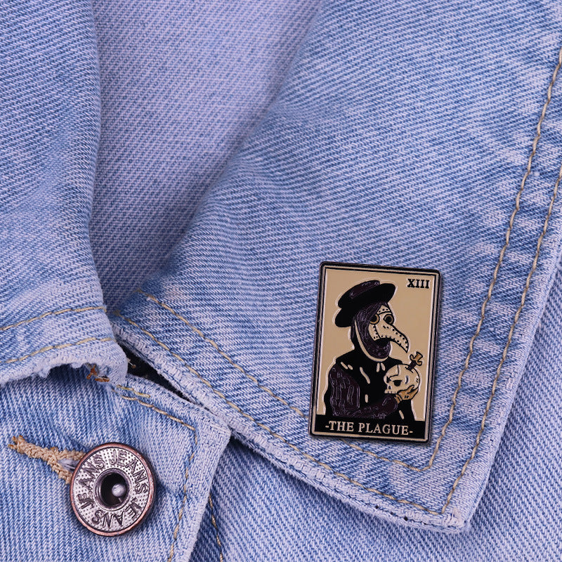 Charms | Plague Doctor Tarot Brooch