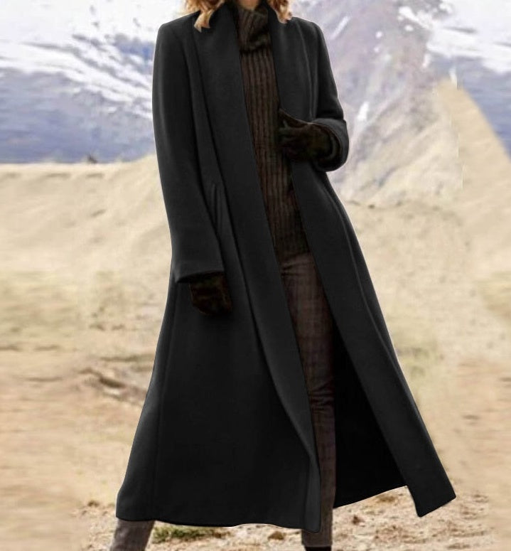 Wool | Long Cardigan Coat