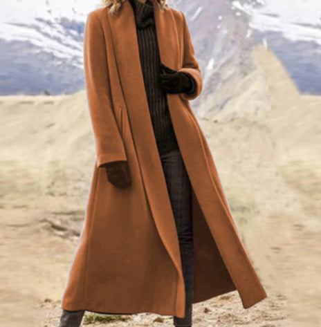 Wool | Long Cardigan Coat
