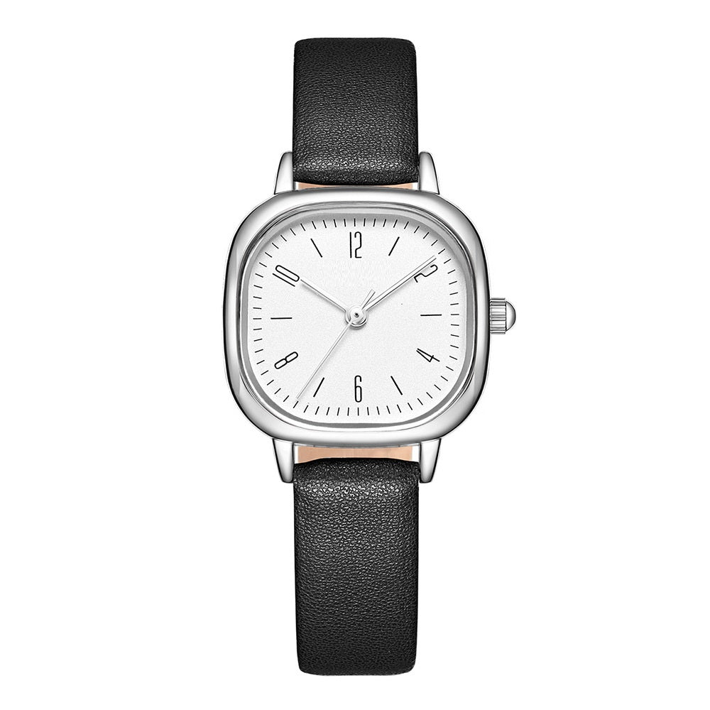 black leather watches
