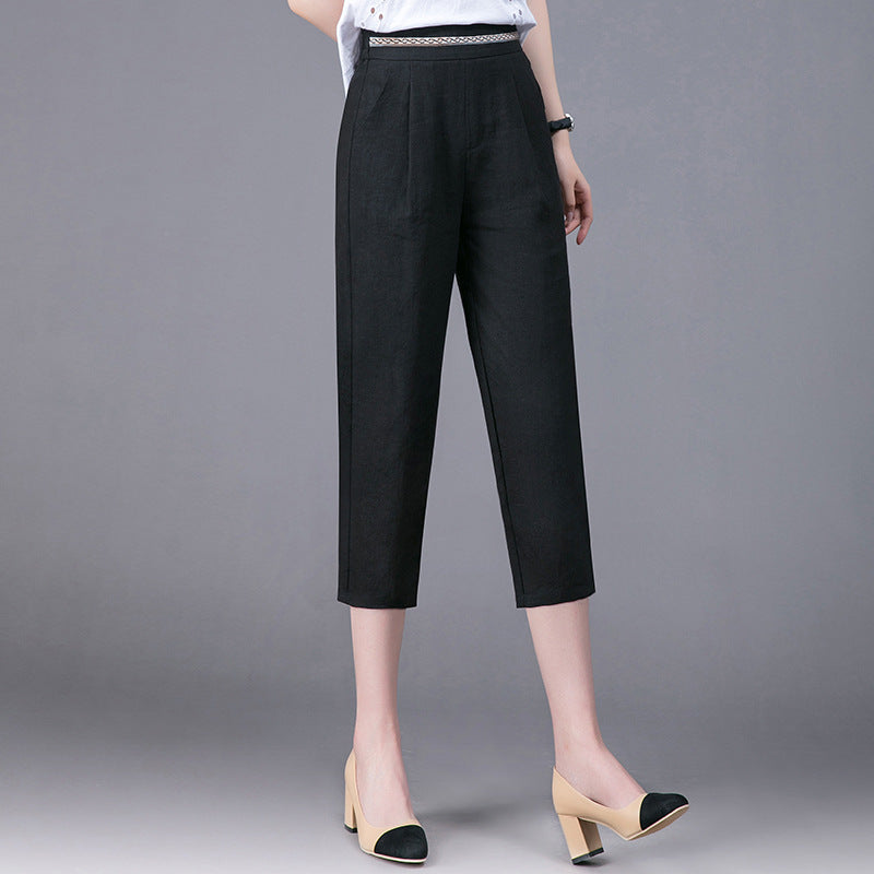 linen capris 