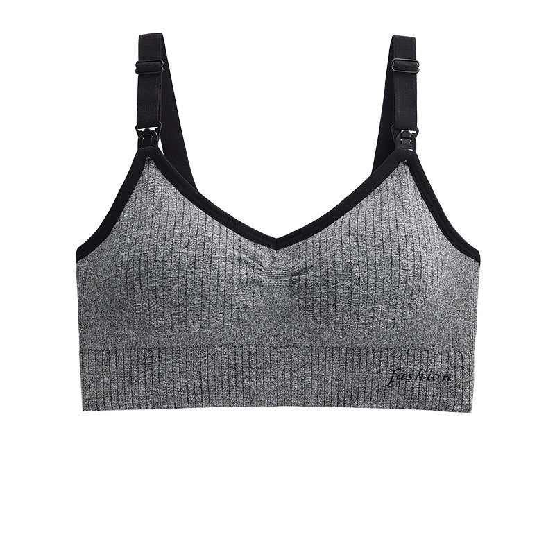 black nursing bra