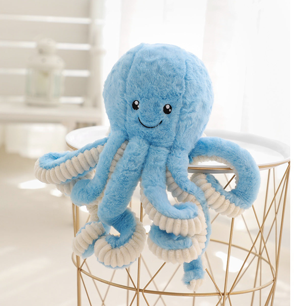 blue octopus plush