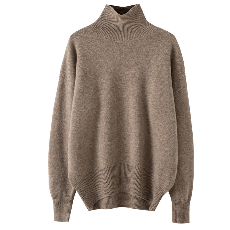 brown cashmere blend sweater