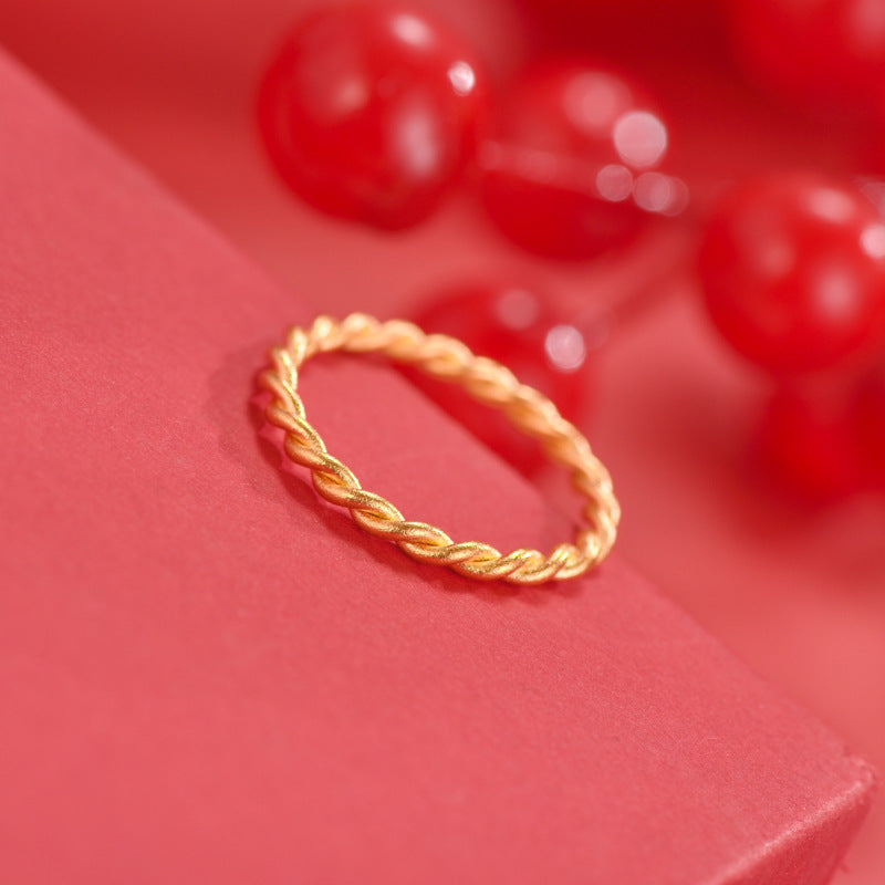 Charms | Gold Plated Ring