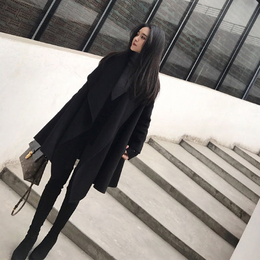 Equestrian | Black Woolen Coat