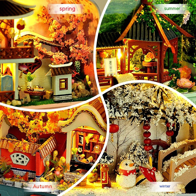 Handmade Model Diy Iron Doll House