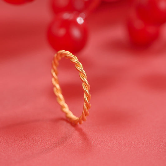 Charms | Gold Plated Ring
