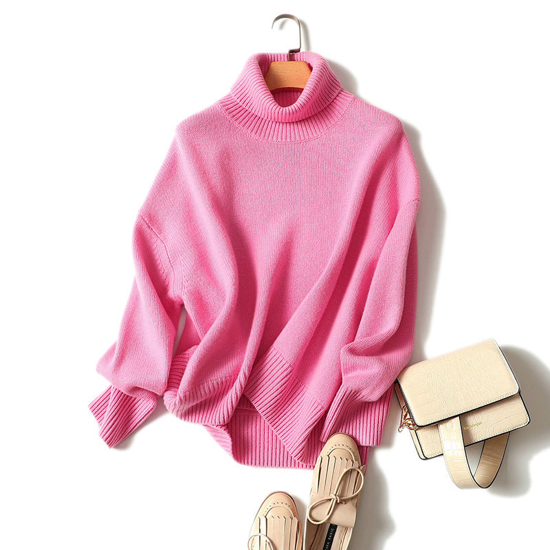 pure cashmere pink sweater