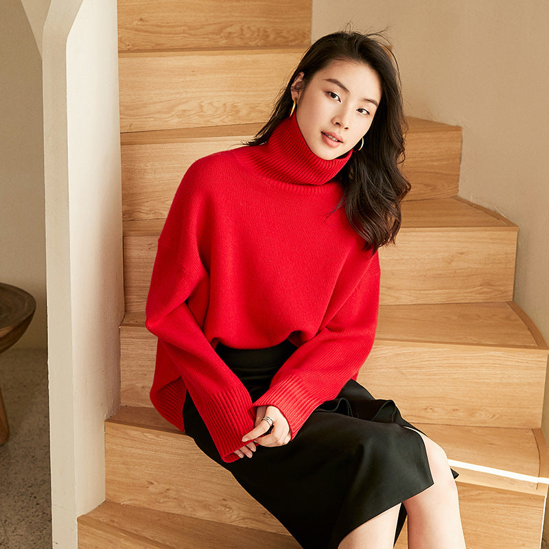 pure cashmere red sweaters