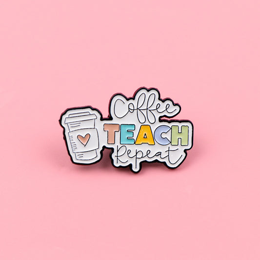 coffee teach repeat pin