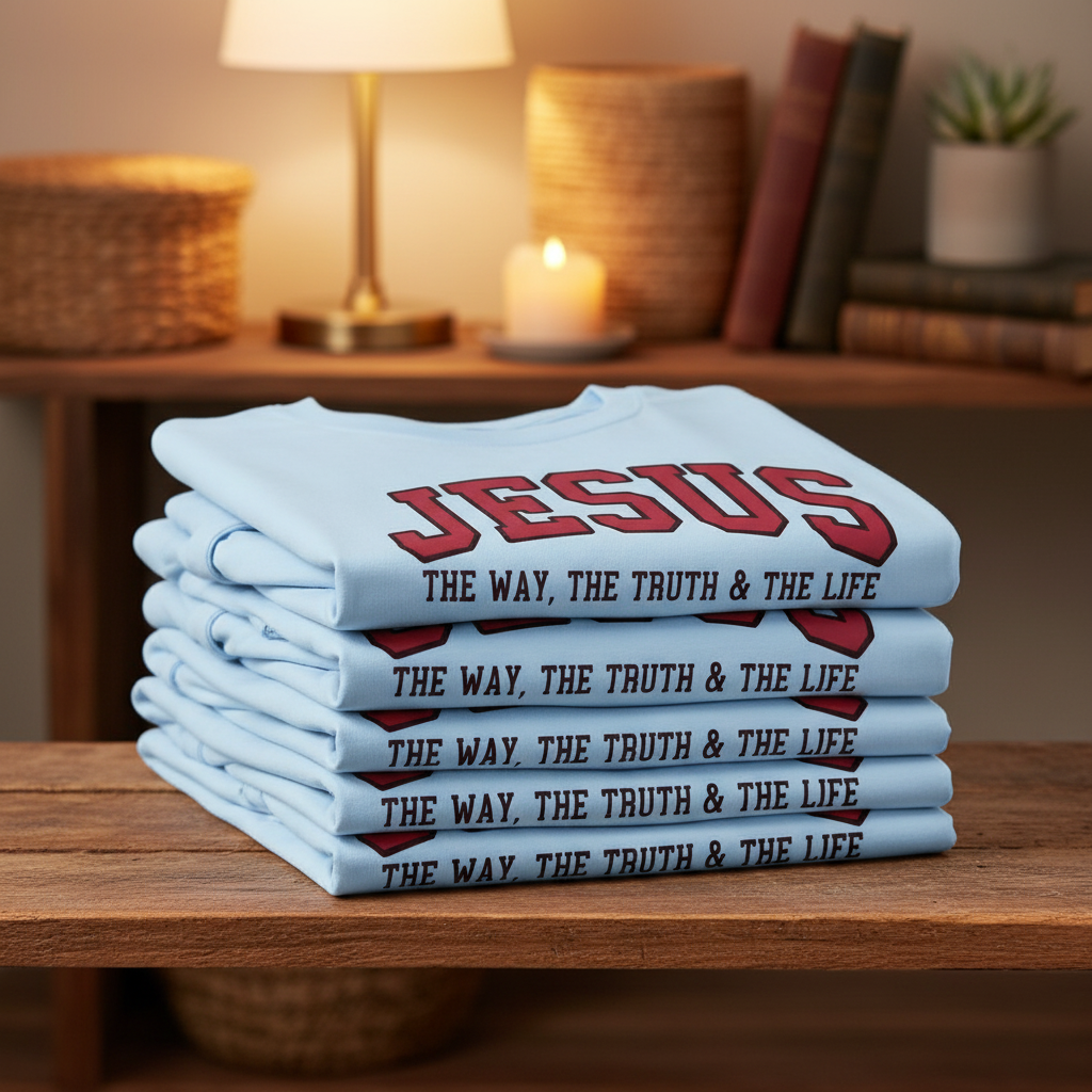 baby blue jesus shirts