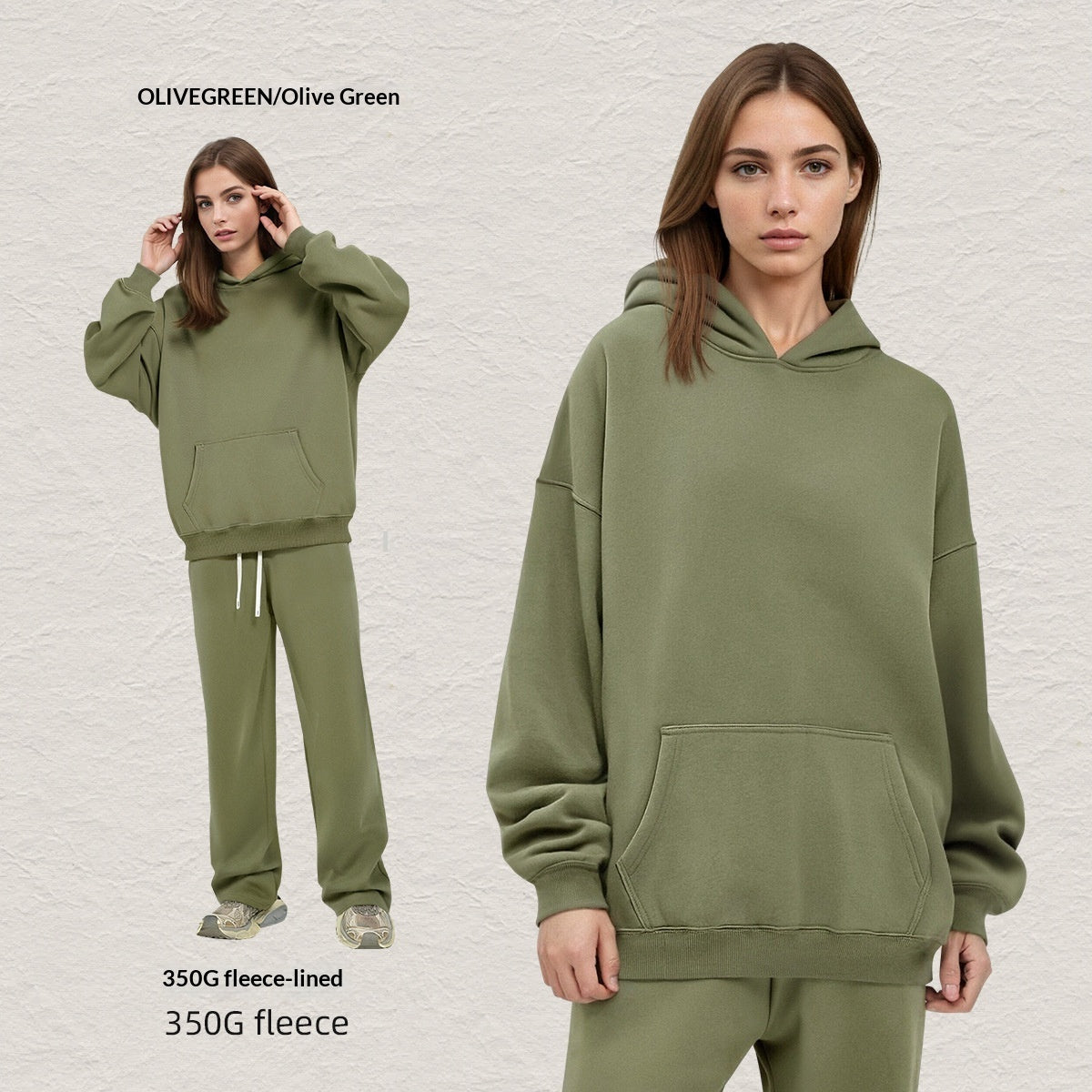 cotton green matching set