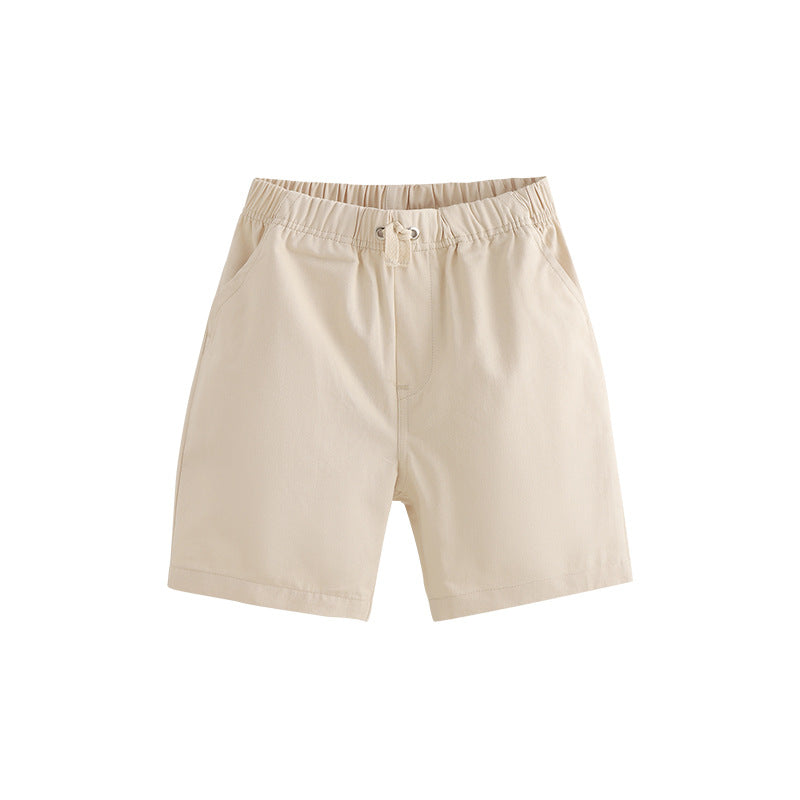 kids cotton khaki shorts