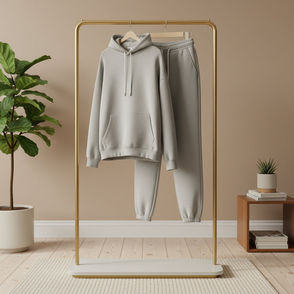 cotton grey matching sets
