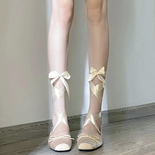 Women's Elegant Ballet Style Strappy Flat Shoes