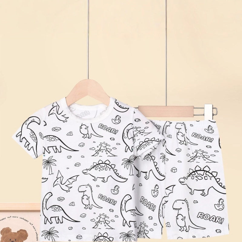 kids cotton loungewear set