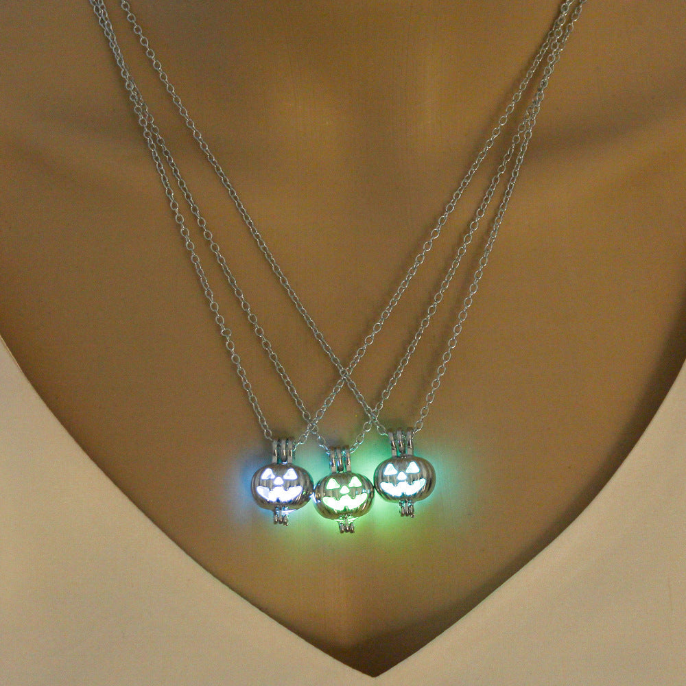 Luminary | Spooky Pumpkin Necklace