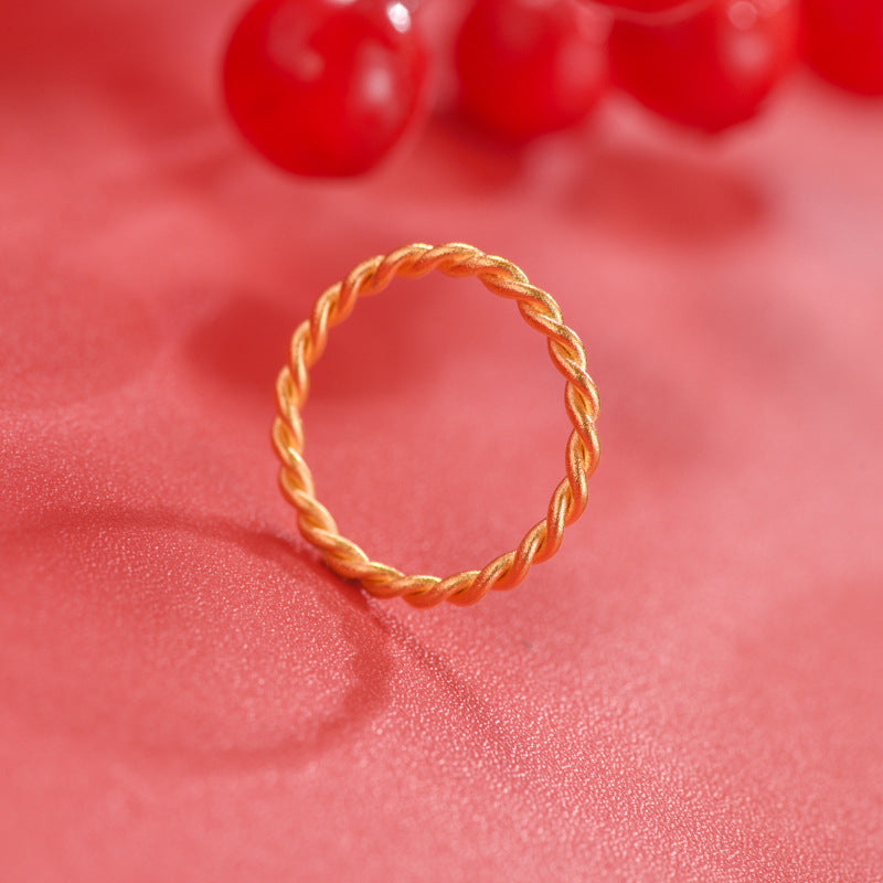 Charms | Gold Plated Ring