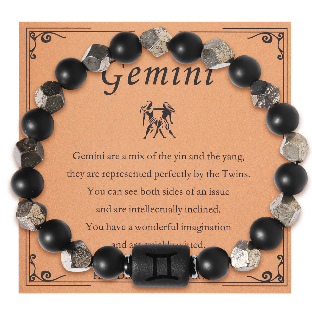 Charms | Zodiac Dark Obsidian bracelets