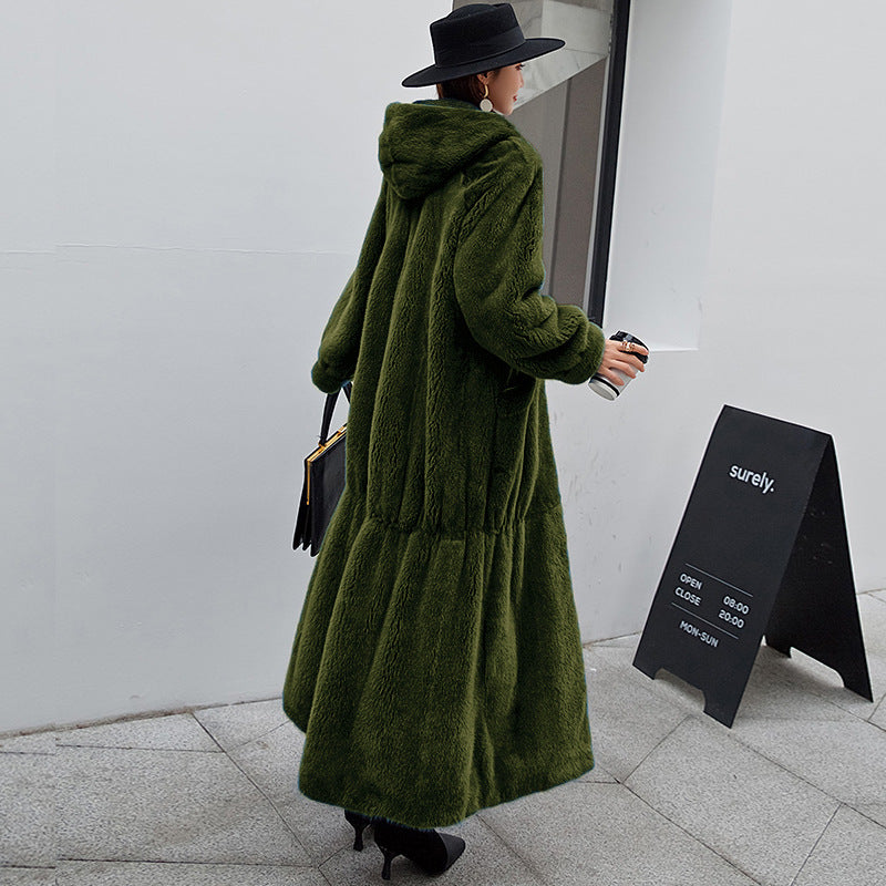 Wool | Hooded Long Coat