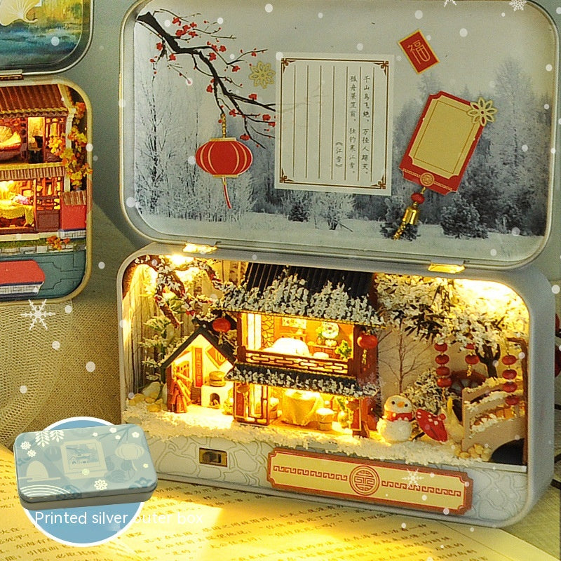 Handmade Model Diy Iron Doll House