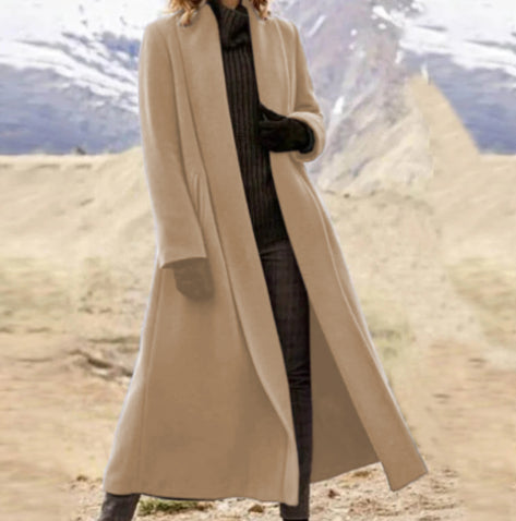 Wool | Long Cardigan Coat
